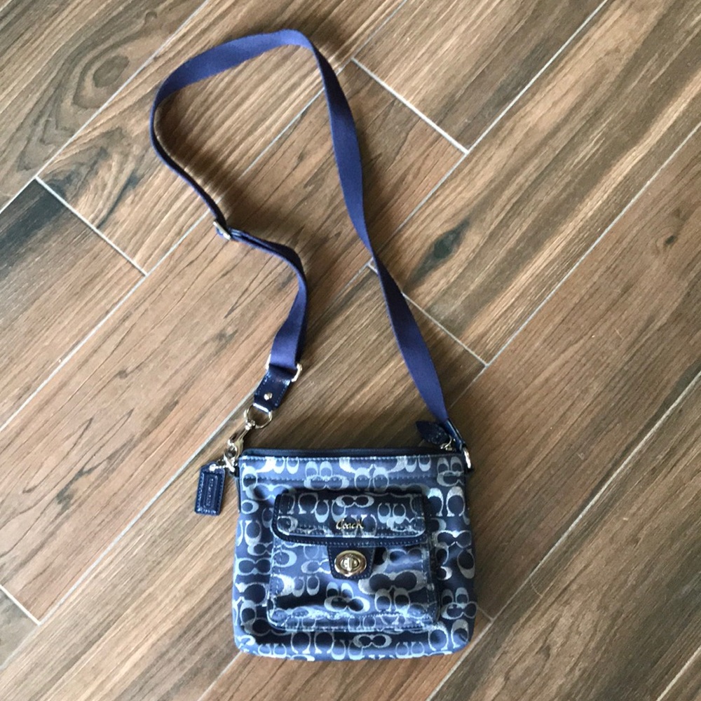 Blue COACH bag